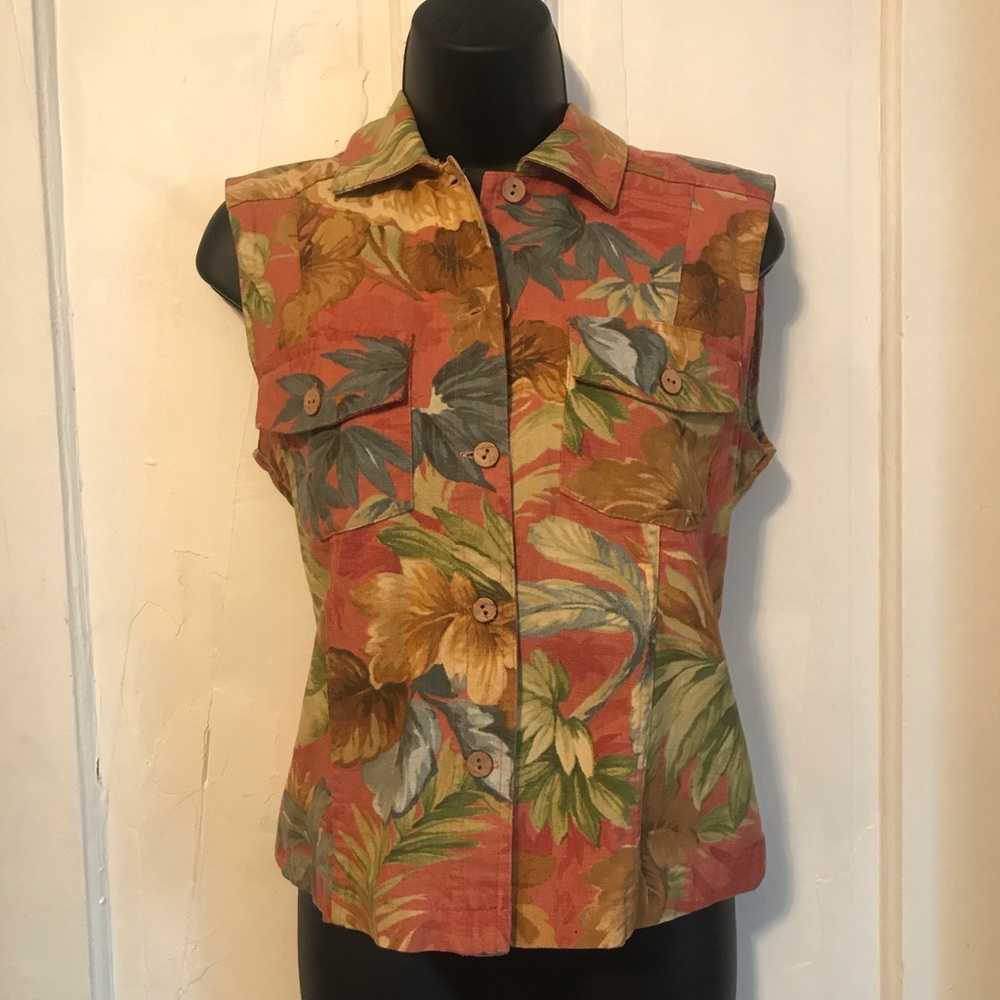 Floral Sleeveless Top